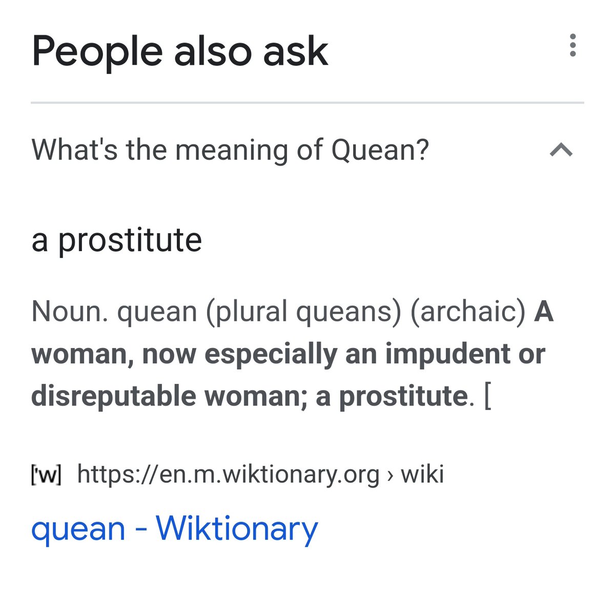 A woman is NOT a #Queen. That is NOT a compliment. 
We are confused by wypipo. They got US to disrespect our women like they disrespect their women, unintentionally.
A QUEEN IS A HOE
#Quean
#BlackHistory
#KnowtheHistory 
#blackhistorymonth2023