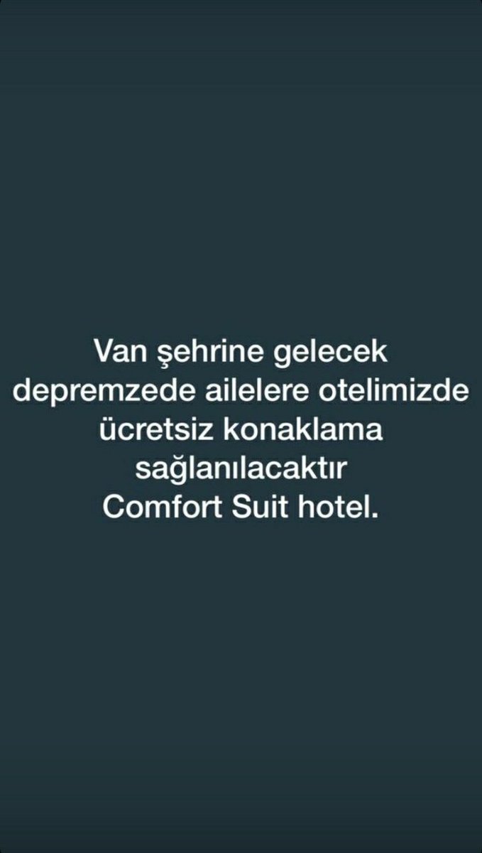 monarozababy's tweet photo. Arkadaşlar yayalım bunu. Kuzenimin oteli depremzedeler için ücretsiz olacaktır. Van'a giden depremzedelere duyurulur.

#deprem https://t.co/uEn9F5VSBz