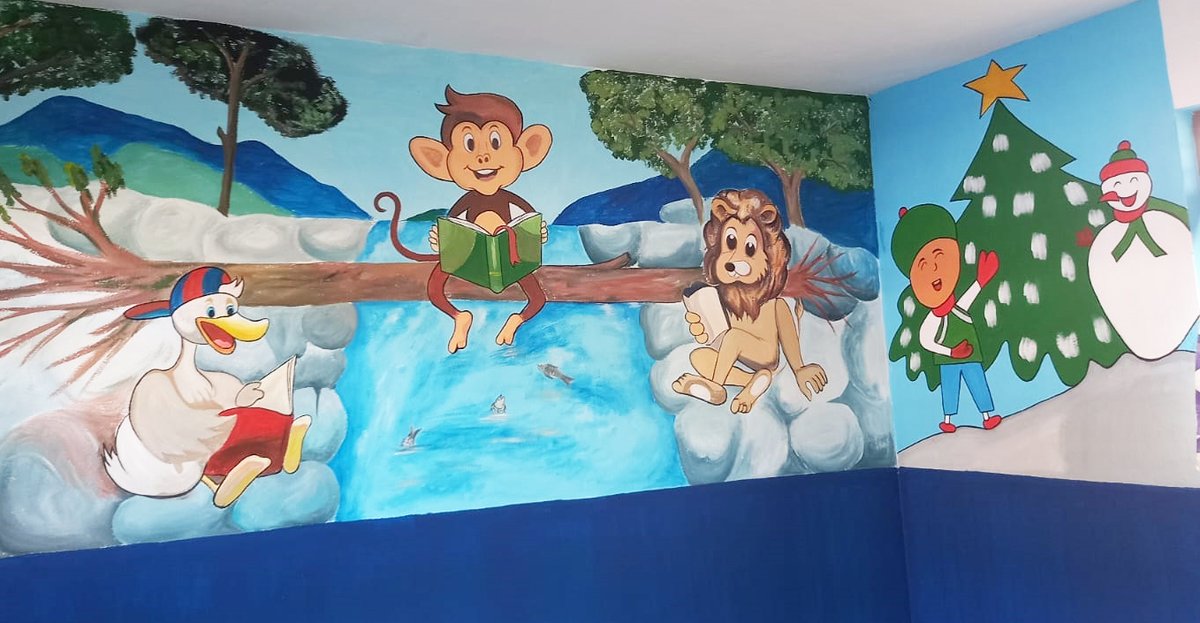 EYENepaltweets's tweet photo. Our newly decorated Early Years classrooms and exterior at Shree #Sanku Basic School are designed to stimulate creative learning and provide a fun-filled environment for teaching! 
#eyenepal #earlyyearsclassrooms #earlyyearseducation #creativelearningspace #sankhu #nepal https://t.co/IyGaeKzf0Z