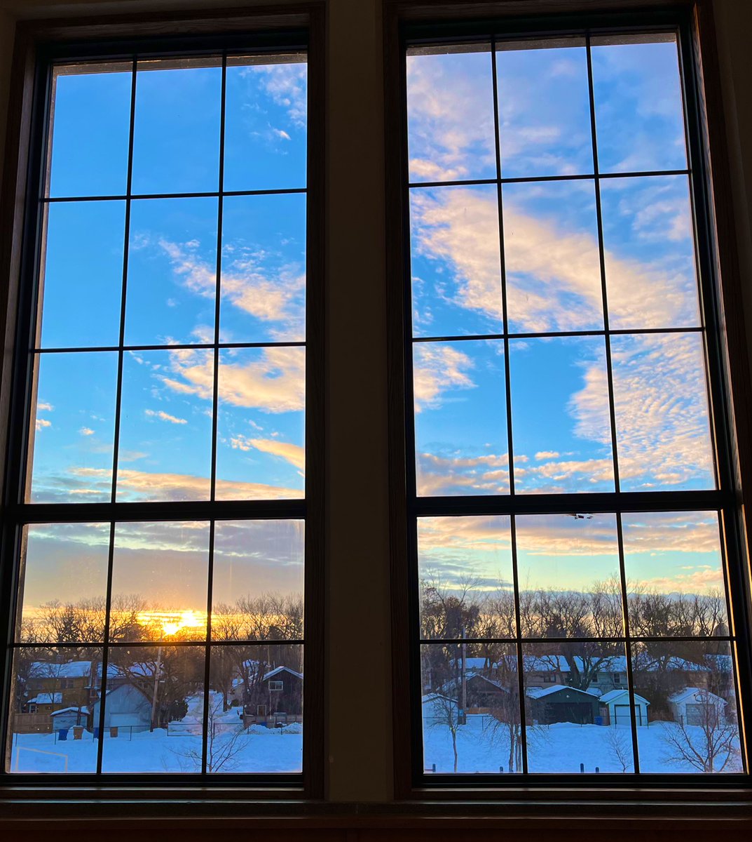 My view most mornings at The Crescents.