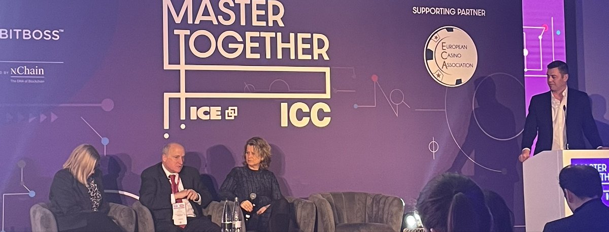 #icevox23 #icelondon2023 ICC panel praises the benefits of reverse mentorship 👏👏👏 <a href="/aeg/">Eiji Ito</a> <a href="/hollandcasino/">Holland Casino</a> <a href="/unlv/">UNLV</a> on stage