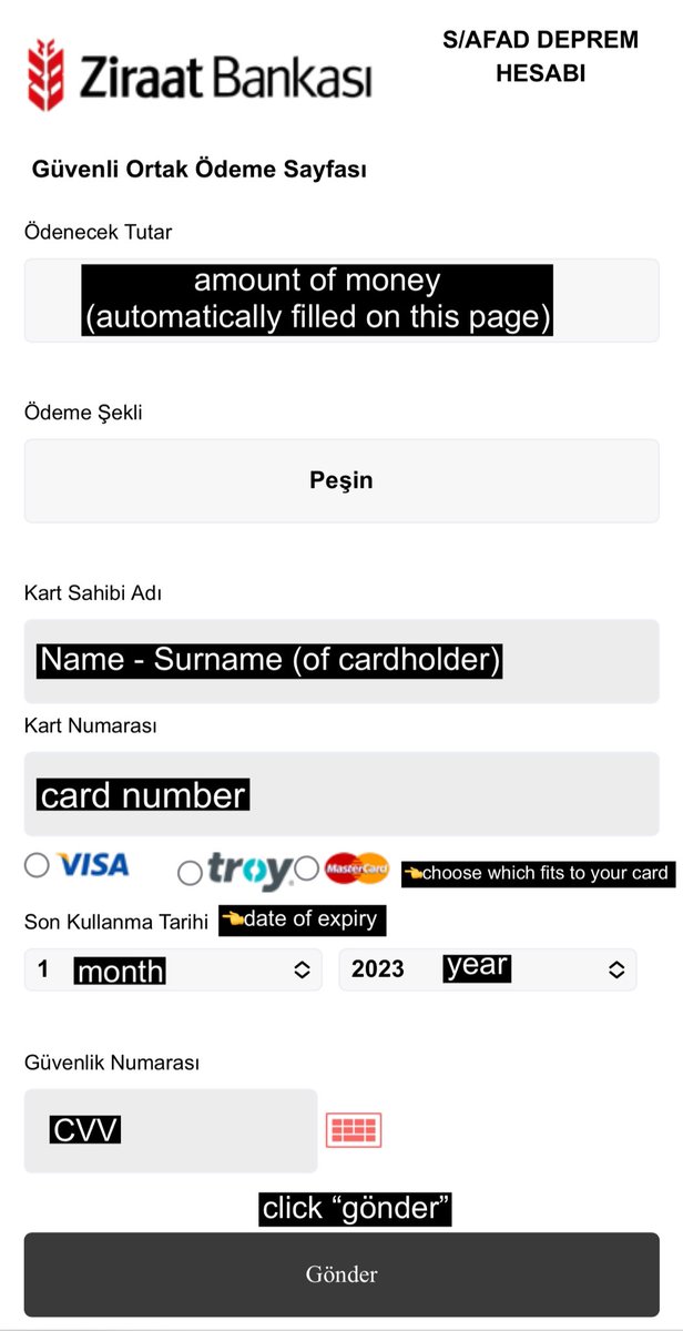 TRANSLATION FOR afad.gov.tr/depremkampanya…