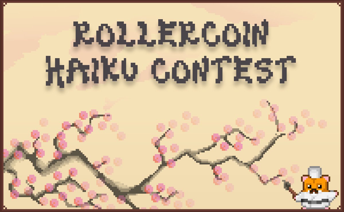 rollercoin_br's tweet photo. Finalmente chegou!
Evento de Haiku
O Hamster está feliz

Este é um Concurso de Haiku e as regras são muito simples! 🌸

1⃣ Escreva seu poema Haiku sobre RollerCoin/Crypto 📝
2⃣ Deixe nos comentários ⬇ e marque 1 amigo 
3⃣ Tenha uma chance de ganhar até 80 RLT! https://t.co/Wa31ZwmWON