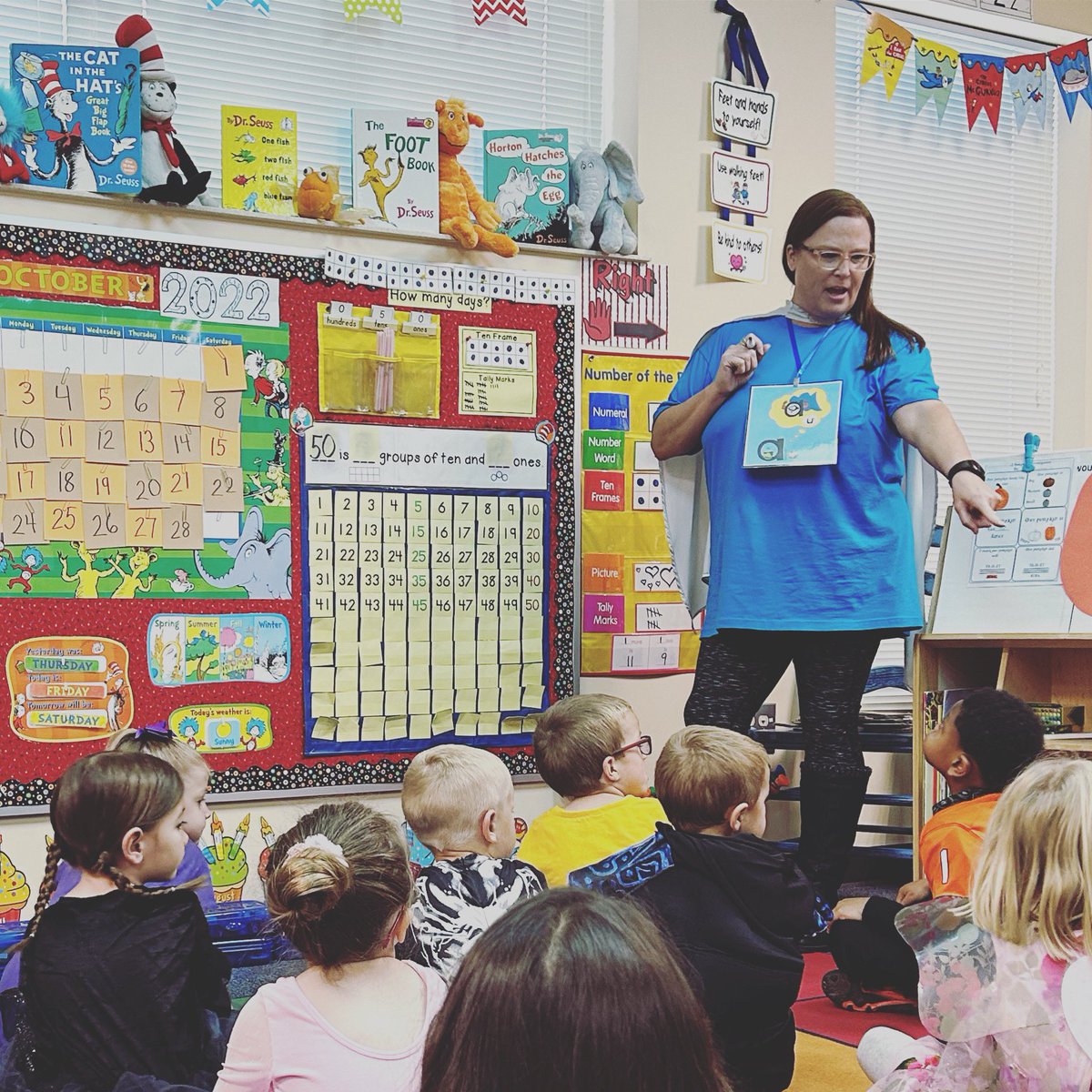 Even on Dress Up Day, Mrs. Baker’s kindergartners work on mathematical grouping and spelling through music! Learning is full of joy and laughter in this room. Thank you, Teachers!  

#oklaed #TeachersofOK