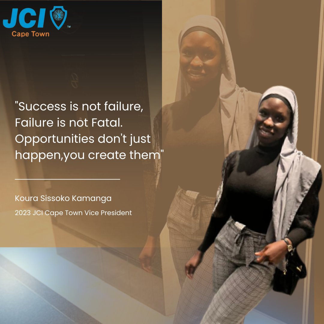 Opportunities don't just happen,  we create them. #jci #jcileaders #jcicapetown