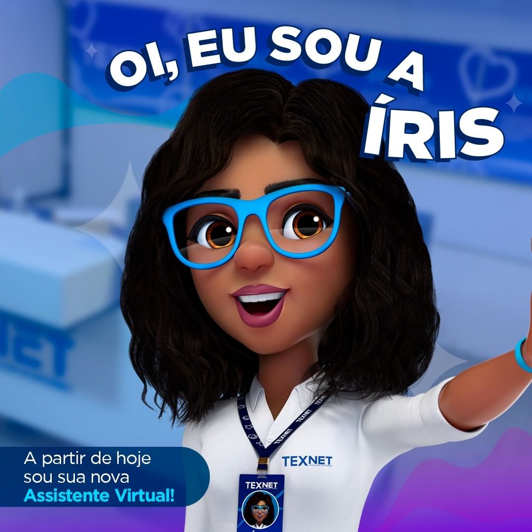 texnettelecom's tweet photo. Eu sei que você estava curioso para conhecer meu rosto. Prazer, eu sou a Íris, sua nova Assistente Virtual! 😍
A partir de agora vamos estar cada vez mais próximos! Tem uma dúvida? Precisou de ajuda? É só chamar! 💙
#TEXNET https://t.co/hwOtf48sS0