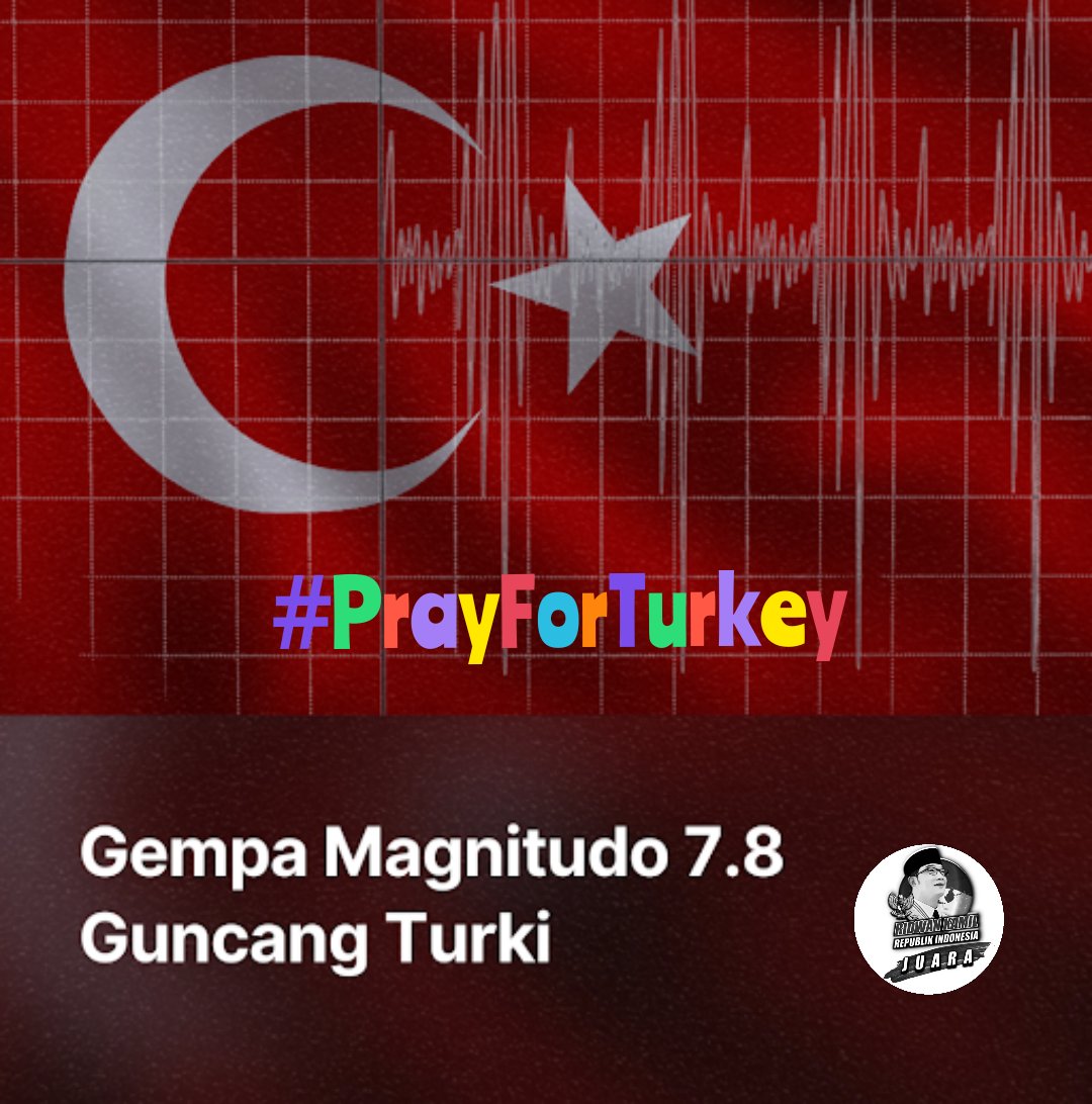 rkriemas2045's tweet photo. Pray for Turkey
#earthquake #TurkeyQuake #Turkey #PrayForTurkey #rkri #rkrijuara https://t.co/CHni8GFrFr