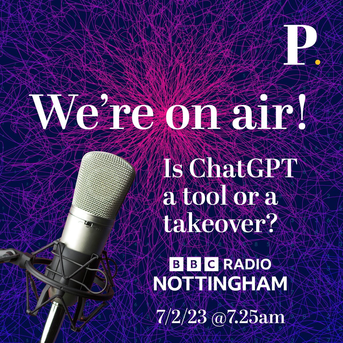 pistachiouk's tweet image. *WE&apos;RE ON AIR*

Set your alarm folks, because tomorrow at 7.25 am, we&apos;ll be on air with BBC Radio Nottingham to talk all things  AI – namely, the pros and cons of using ChatGPT. 

You can tune in here: bbc.co.uk/sounds/play/li… 

#ChatGPT #BBCRadioNottingham #AI #PistachioDesign