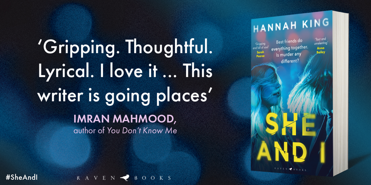 BloomsburyRaven's tweet photo. 'Gripping. Thoughtful. Lyrical' @imranmahmood777
@_HanKing's debut #SheAndI is now available in paperback: https://t.co/ZX14VQCFlA https://t.co/KGweqPbHV8