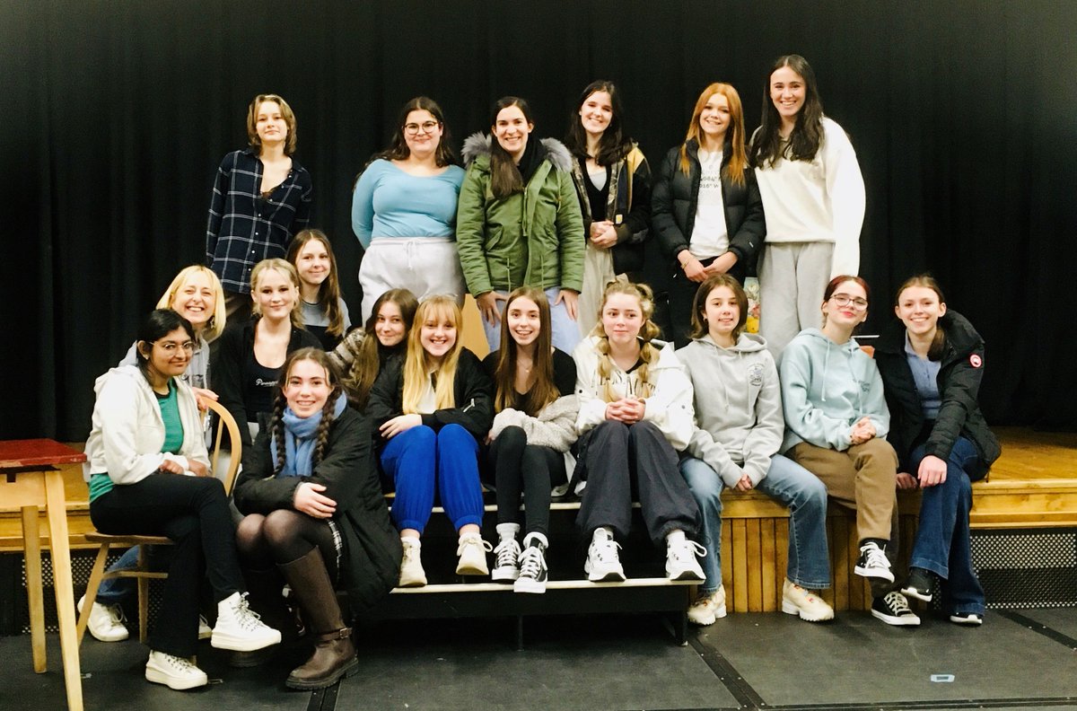 TheQueensSchool's tweet photo. Incredible effort from all the 'Be My Baby' team in their last full Saturday rehearsal before the show this week! Let us take you back to the swinging sixties in our funny, poignant &amp; life affirming play. One not to be missed so get your tickets today! https://t.co/4K59AUM0Bn https://t.co/QSdNqmXqTp