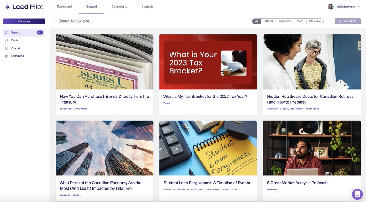 We've filled your library 📚 with brand new content that you're sure to love 💕. 

From budgeting for a once-in-a-lifetime experience to completing your tax return and more, you can check it out right here. 👉 ow.ly/Uaxq50MKALs