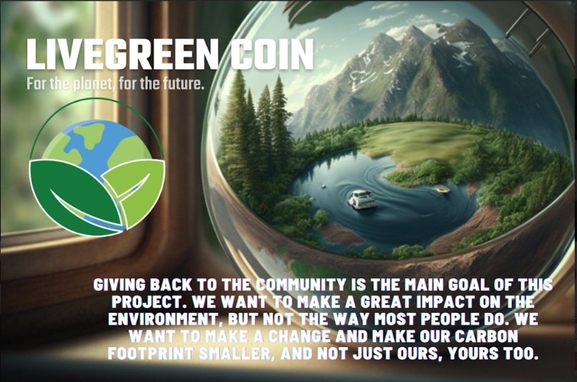 LiveGreenCoin1's tweet photo. GreenCoiners!

Giving back to the comminity is the main goal of this project. We want to make a great impact on the enviroment, but not the way most people do. We want to make a change and make our carbon footprint smaller, and not just ours, yours too.

For a better future 🌳 https://t.co/FaBIqNI2ee