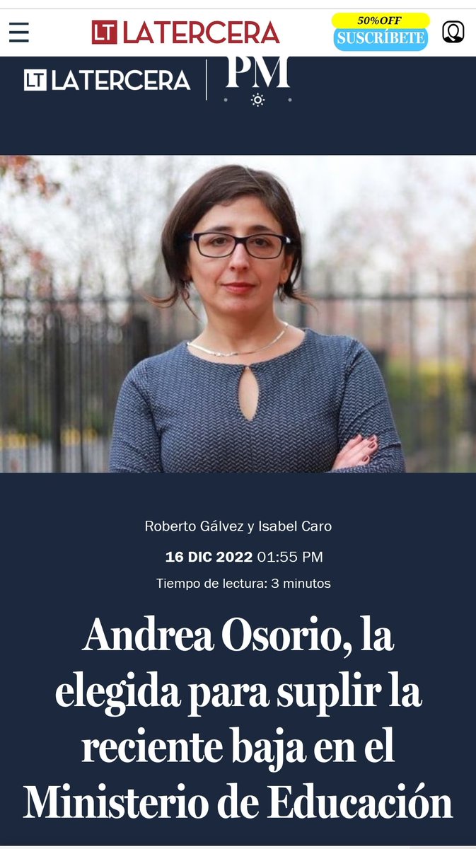 YO NO QUIERO a una Guerrillera a cargo de la Educación de mis hijos. 
Y tú?? 
<a href="/Mineduc/">Ministerio de Educación</a>