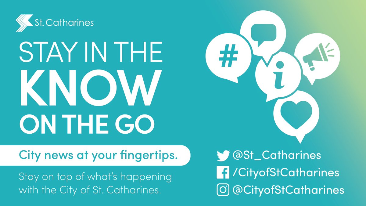 Reminder: This account will no longer be active or monitored, effective Feb. 7. Please follow <a href="/St_Catharines/">St. Catharines</a> for any official City of St. Catharines  updates, including road / traffic notices. Learn more about the City's social media accounts: stcatharines.ca/socialmedia