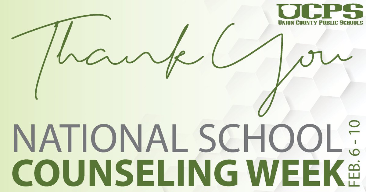 We are proud to honor the exceptional contribution of our school counselors for #NSCW23. School counselors assist students in developing the academic and social skills needed to succeed in school and in life. Thank you for everything you do! @AGHoulihan @UMatterinUCPS