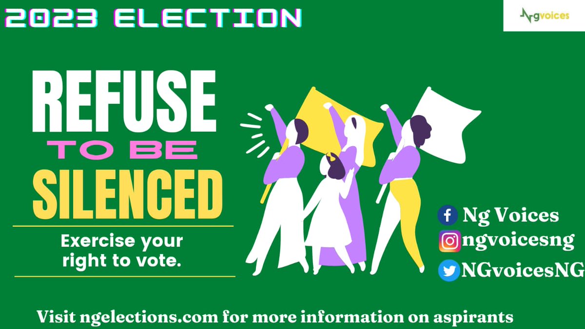 NGvoicesNG's tweet photo. #NigeriaDecides2023 #2023Elections #Vote https://t.co/nAhoOs7RUA