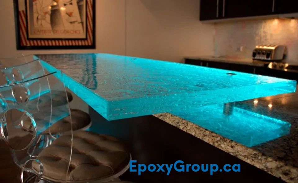 Brighten up your countertops with a pop of color! Did you know you can now install LED strip lights on your epoxy countertops for a unique and modern look? 
epoxygroup.ca
EPOXY DESIGN GROUP INC.
 #LEDStripLights #EpoxyCountertops #HomeDecor