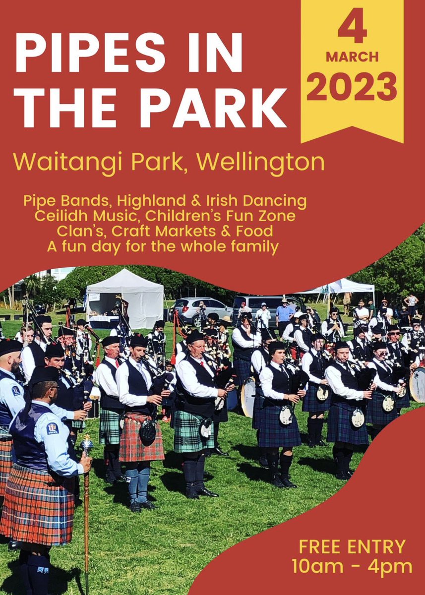 ClanMhuirich's tweet photo. New Zealand Curries - who’s in? We’ll supply the tent banners and flags. @Wellington_NZ #pipesinthepark #waitangipark #wellingtonnewzealand #learnedkindredofcurrie https://t.co/Wdafy1VSiP