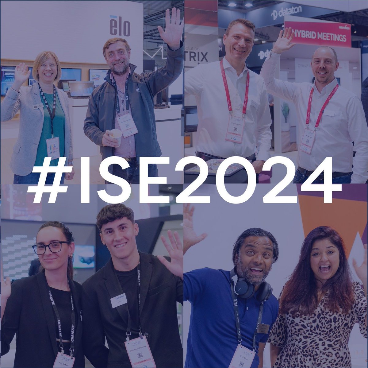 #ISE2023 sets new records in Barcelona.
✔ 58,107 unique attendees
✔ 155 countries represented
✔ 133,606 visits to the show floor
✔ 56,870sqm of floorspace. A record!
✔ 1,052 exhibitors
👉bit.ly/3lbzs22
👋See you at #ISE2024 in Barcelona!  30 Jan – 2 Feb 2024.
