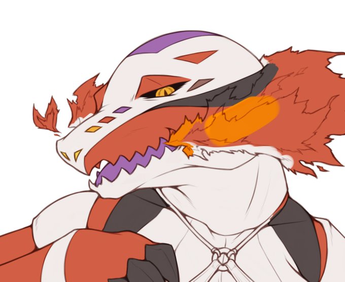 一月は丸々ゲームやってお絵描き休んでたのでそろそろ再開します。この子顔周りの色と造形えぐぐて好き 