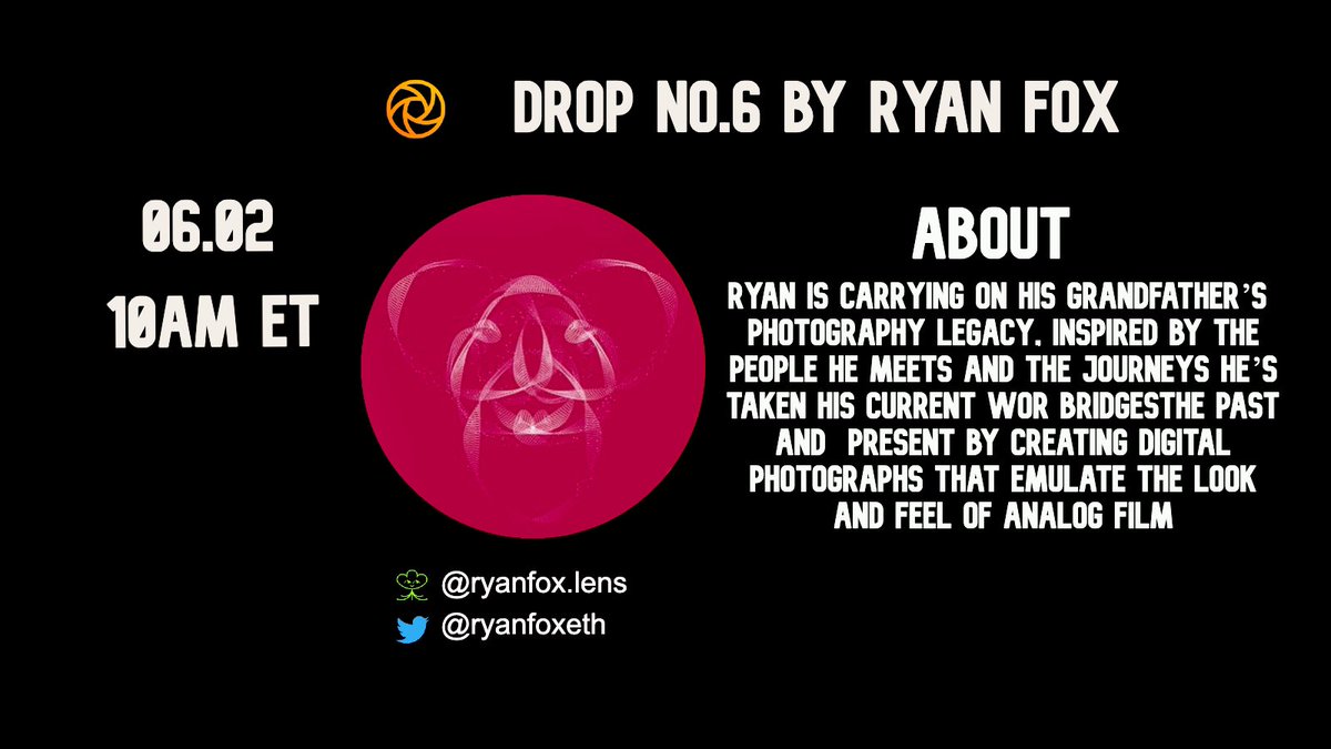 lenstaxyz's tweet photo. LENSTA DROP NO 6. by @ryanfoxeth 📸

Collect now at: https://t.co/gXH2sENADH https://t.co/pBZrBhVPhX