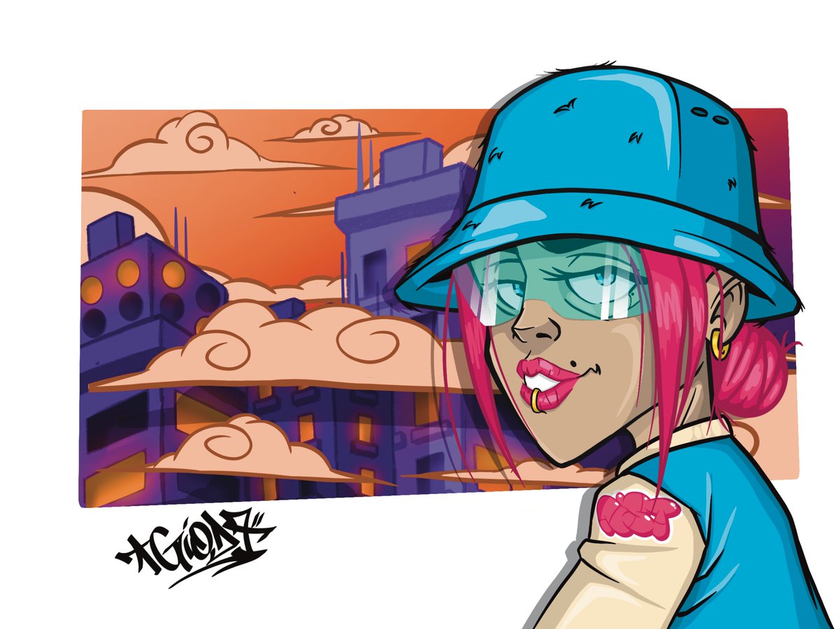 As seen in our “Beyond the (Crypto) Winter” VR show: "Sunset en el Hood!" piece by the super talented graffiti artist Gioda from <a href="/empowerartnft/">Empowerart NFT</a> 

We'd love to see more artists of all forms and mediums join us in our web3 journey, so tag an artist you’d love to see here 👇 🫶