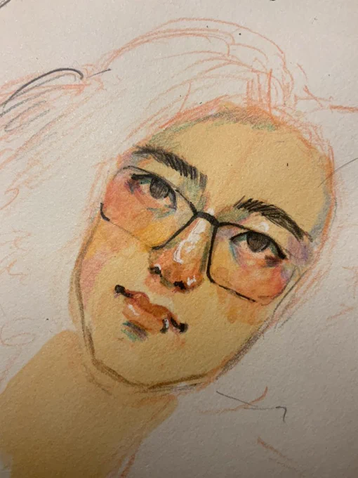 Ive been doing traditional art lately.. and i had to draw jungkook #wip 