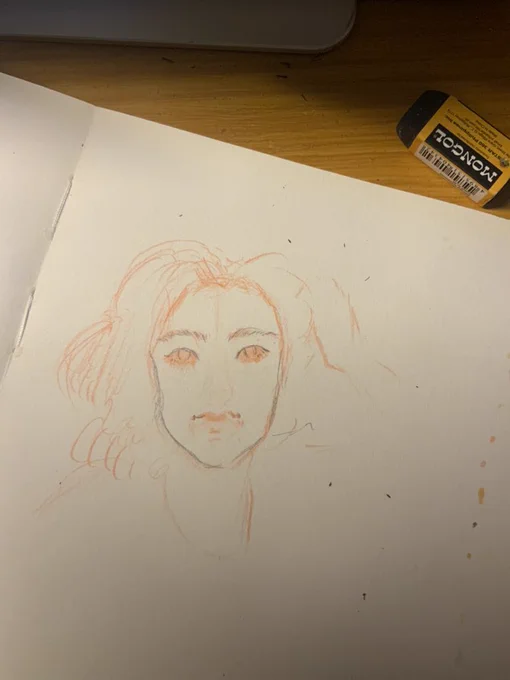 Ive been doing traditional art lately.. and i had to draw jungkook #wip 