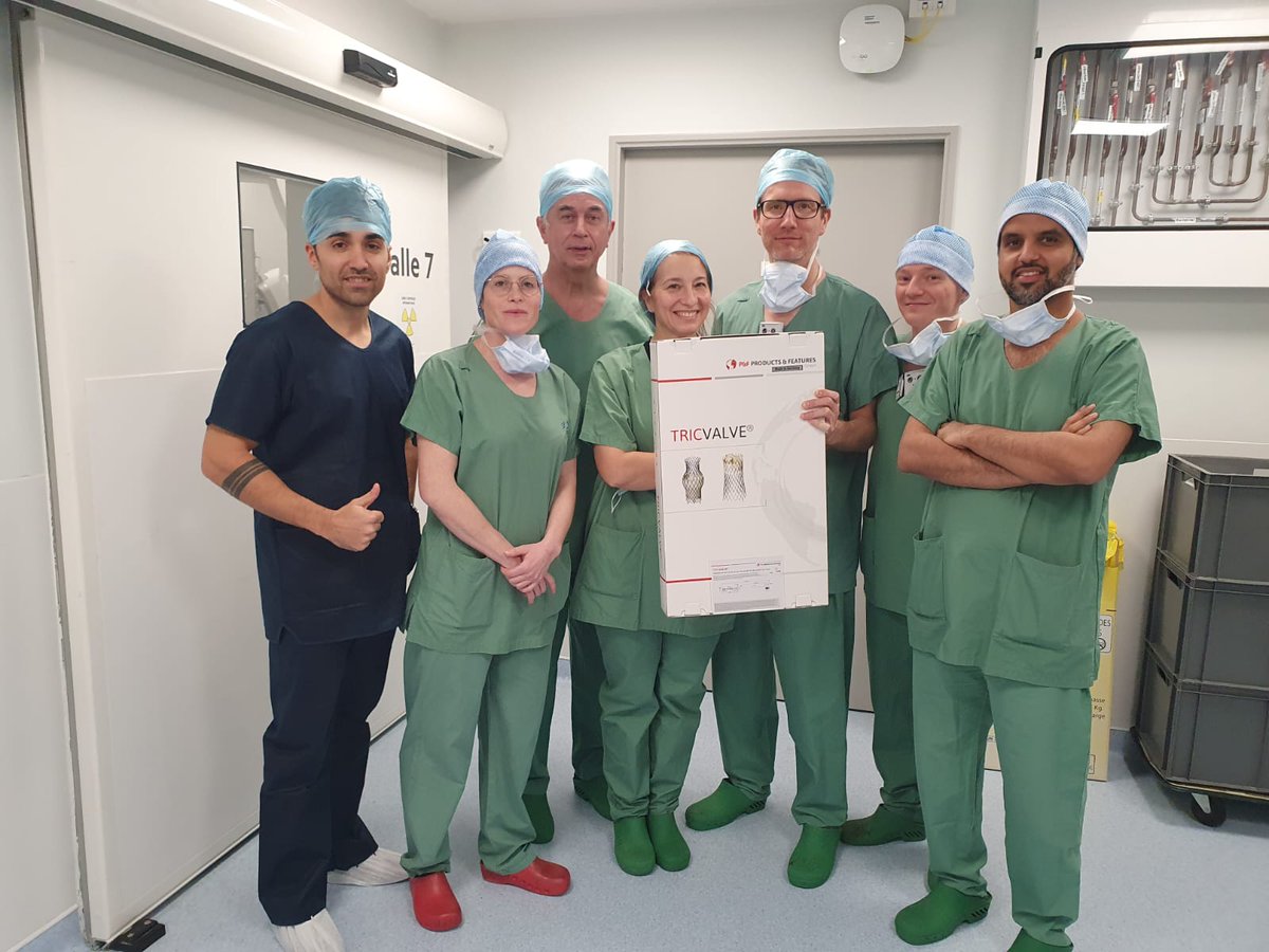 Eric Van Belle (@eric_van_belle) on Twitter photo Frist #Tricvalve cases in <a href="/CHU_Lille/">CHU de Lille</a> ! A new mini-invasive option for our patients with severe tricuspid regurgitation #TR and right heart failure @orbusneich <a href="/AugustinCoisne/">Augustin Coisne</a> <a href="/cedricdelhaye1/">Cédric Delhaye</a> <a href="/Flavien_Vincent/">Flavien Vincent</a> Agnes Munier <a href="/Tom_denimal/">Tom Denimal</a> <a href="/ignamatsant/">Ignacio J. Amat</a> <a href="/RodrigoEstvez1/">Rodrigo Estévez</a> <a href="/AlexanderLauten/">Alexander</a> Frist #Tricvalve cases in <a href="/CHU_Lille/">CHU de Lille</a> ! A new mini-invasive option for our patients with severe tricuspid regurgitation #TR and right heart failure @orbusneich <a href="/AugustinCoisne/">Augustin Coisne</a> <a href="/cedricdelhaye1/">Cédric Delhaye</a> <a href="/Flavien_Vincent/">Flavien Vincent</a> Agnes Munier <a href="/Tom_denimal/">Tom Denimal</a> <a href="/ignamatsant/">Ignacio J. Amat</a> <a href="/RodrigoEstvez1/">Rodrigo Estévez</a> <a href="/AlexanderLauten/">Alexander</a>