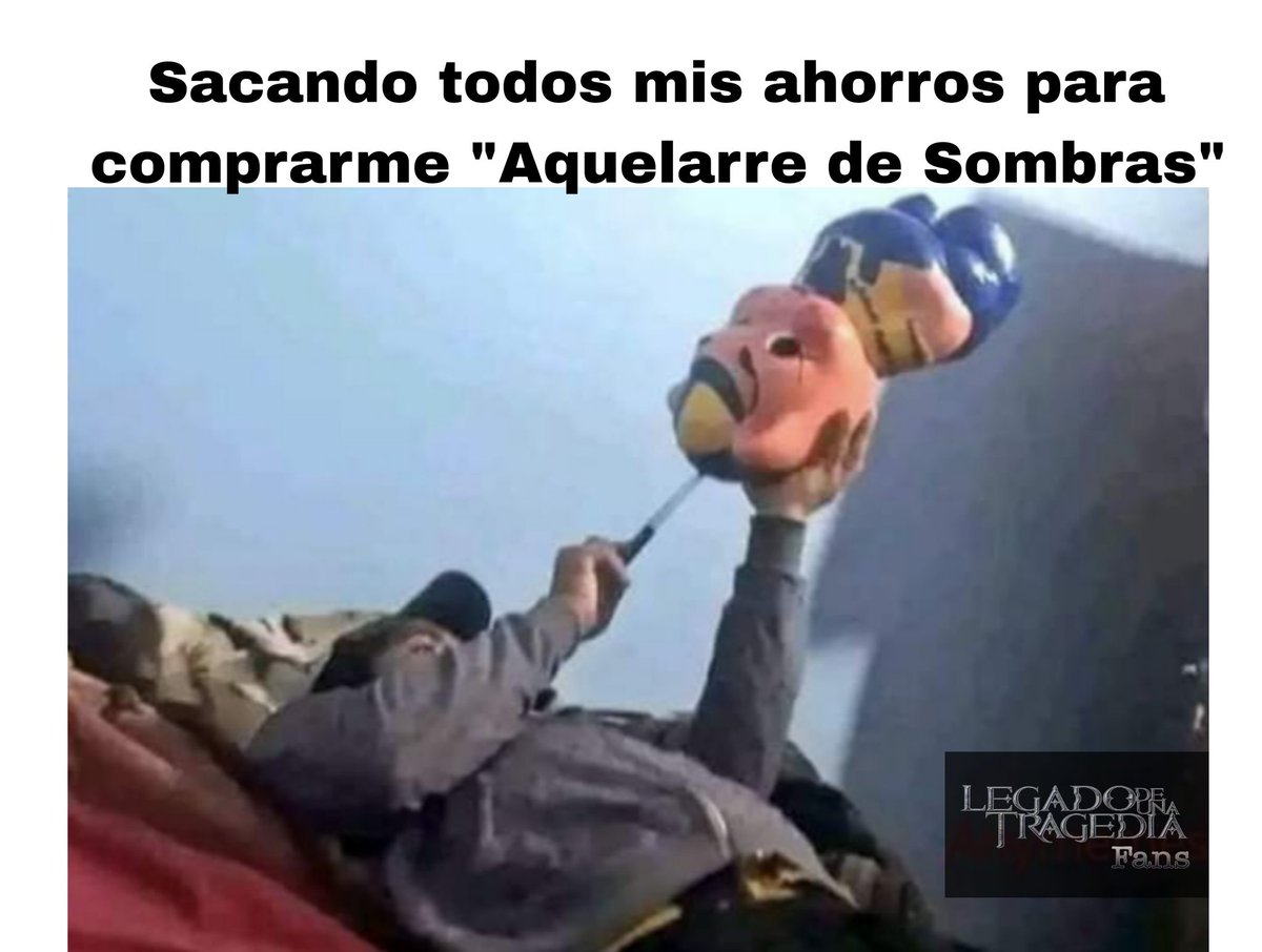 IsabelR94751237's tweet photo. Todo sea por tener la nueva entrega de @legadodeunatrag aunque quede en "modo 0" 😂😂😂

#legadodeunatragedia #ldut #aquelarredesombras #nuevaentrega #joaquinpadilla https://t.co/c9jmYEL0at