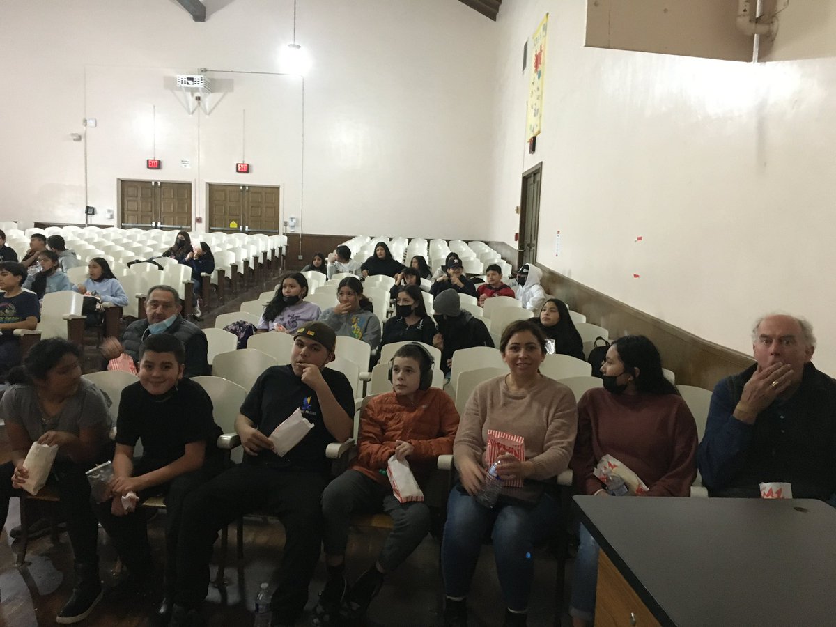 EAHallMS's tweet photo. It was a Falcon All-Star Day on Friday for some of our 6th graders!! This group of students have demonstrated what it means to be a Falcon around campus and in their classes everyday.
As a reward, they got to watch a movie and eat some snacks 🍿 last Friday!! 
Keep it up Falcons! https://t.co/f1oC5Oo2u4