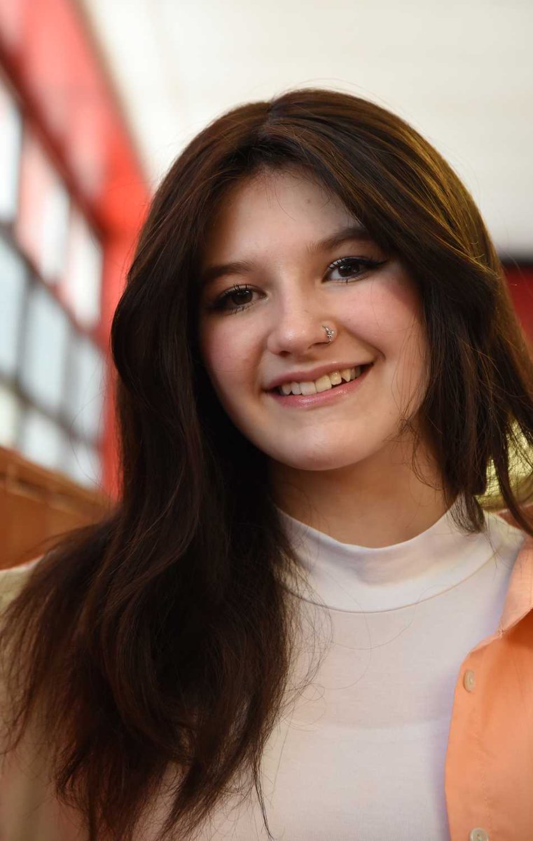 Laramie_1's tweet photo. Gracee Grisham, who is an eighth grader at Johnson Junior High School, is this week's Student of the Week. Congratulations! https://t.co/RsDeugo6qg