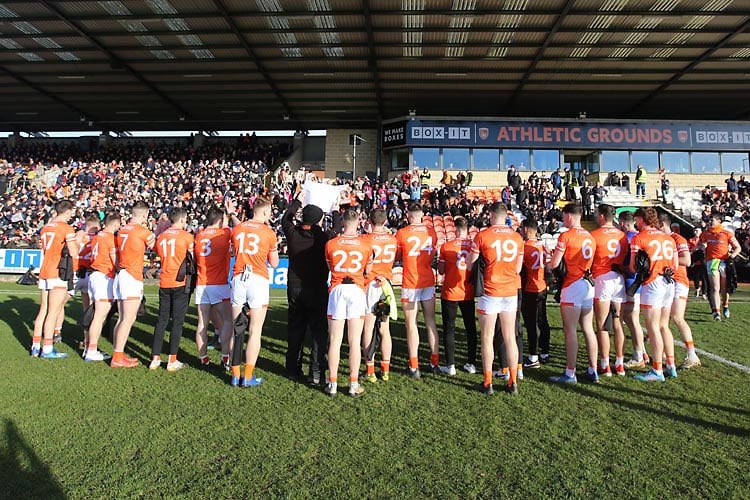 For the amount of times we cheered on the Armagh team throughout the years for them to applaud us was an absolute heartfelt moment 🧡🧡