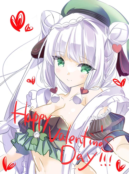 【告知】「FLOWER KNIGHT GIRL」様にて「シロツメクサ(バレンタイン)」を描かせていただきました。よろしくお願いします!!運営様・団長様ありがとうございます!! #フラワーナイトガール #花騎士 #花騎士8周年 