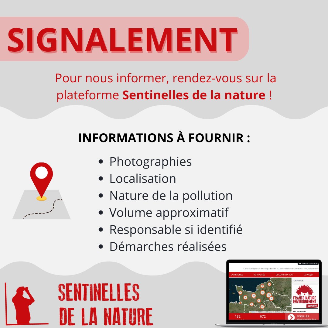 FneNormandie's tweet photo. 💧 Que faire si je vois une pollution de l'eau ?
Alertez immédiatement l'Office français de la biodiversité ou la gendarmerie puis rdv sur https://t.co/nYVj8bwYcU
#sentinellesdelanature #francenatureenvironnement #mondevivable https://t.co/iyF7f8BuDa