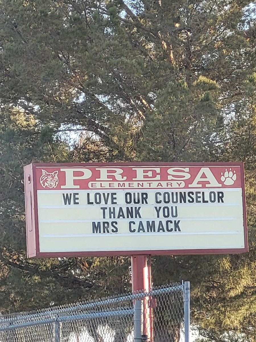 She is beyond the most  amazing  counselor we love her ❤️ 
@Presa_Wildcats @AlexCamack