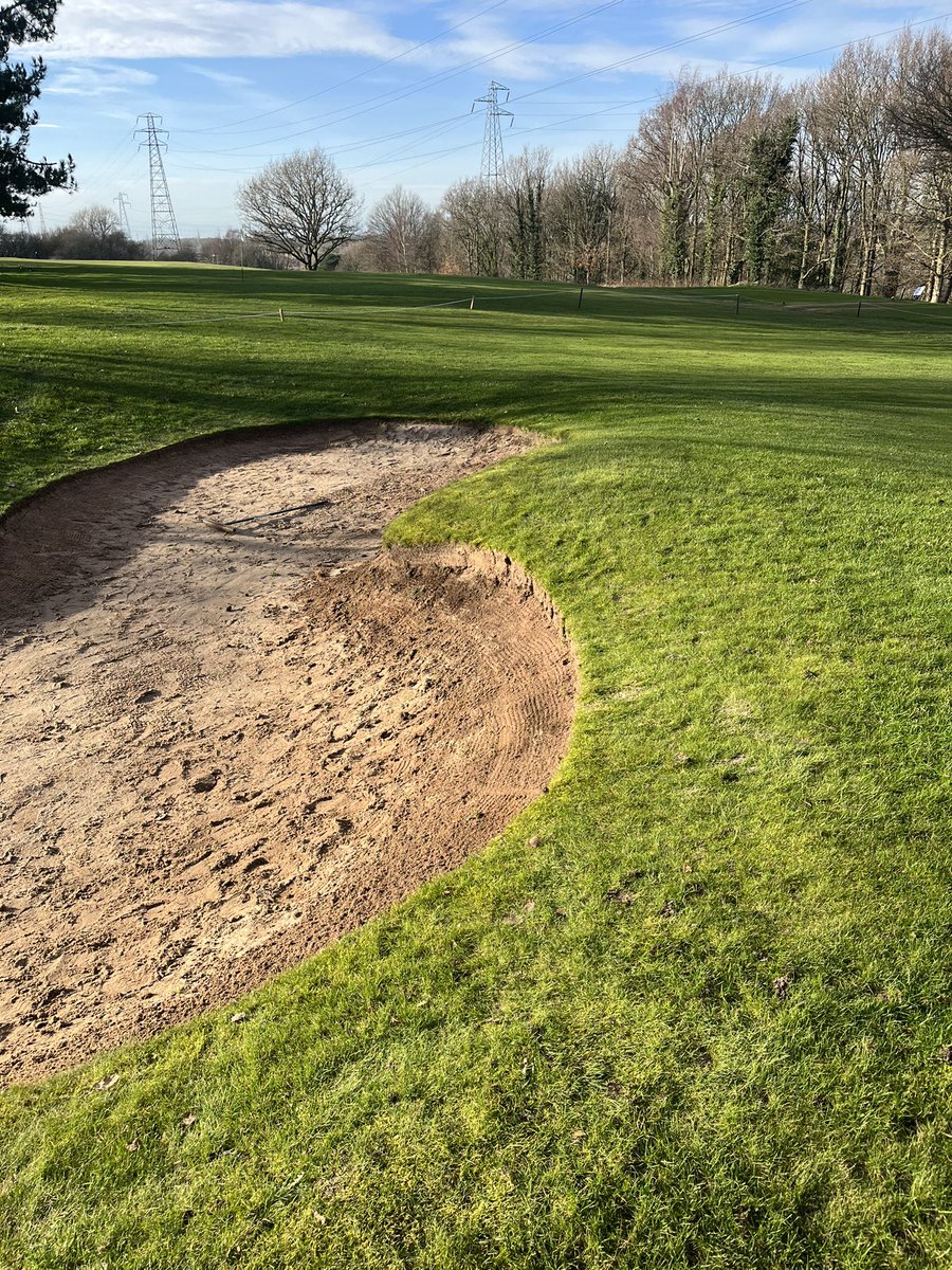 PGC Greenkeeper (@jameshargreav10) on Twitter photo A day for bunker reshaping getting them back to there original shape👌 ⛳️ <a href="/Penwortham_GC/">Penwortham Golf Club</a> A day for bunker reshaping getting them back to there original shape👌 ⛳️ <a href="/Penwortham_GC/">Penwortham Golf Club</a>