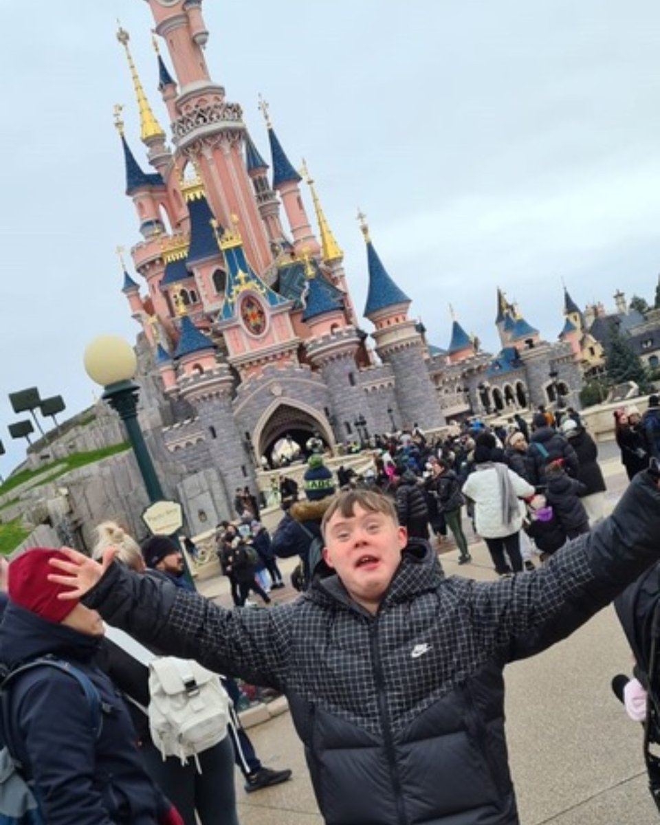 Corey, who's supported by our Families Matter Shared Lives Service, had the trip of a lifetime to celebrate his 21st birthday. As you can see, his destination was Disneyland Paris. #AchievingDreams #TransformingLives #SharedLives #DisneylandParis