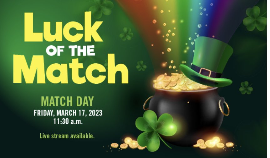 USFHospMed's tweet photo. The countdown is on! #Match2023 will be here before we know it 🍀 https://t.co/xhv9BAuMEH
