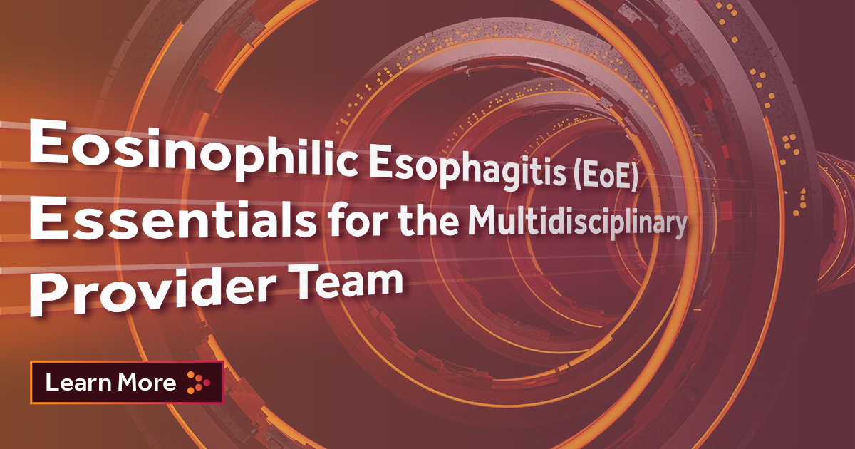 This activity is for #gastroenterologists, #allergists, #immunologists and #dieticians. 

Explore how it can help you and your patients today: manage-eoe.org