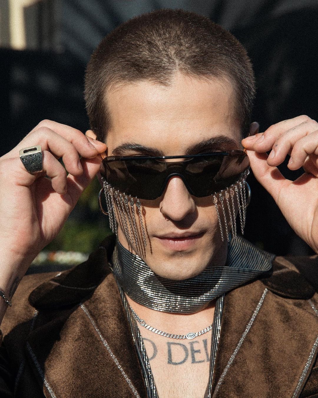 ダミアーノ直筆サインマネスキンmaneskin メガジャケット付chosenCD ダミアーノ直筆サインマネスキンmaneskin メガジャケット付