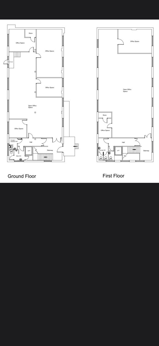 Self-contained 2 storey detached luxury office building available to let <a href="/chambersoldham/">Chambers B C -Oldham</a> from 1st March 2023 - approx 5300 Sq ft over ground &amp; first floor levels - may split (2650sq ft each floor) - prominent location, adjacent J22 M60 with free ample on-site parking #oldhamhour