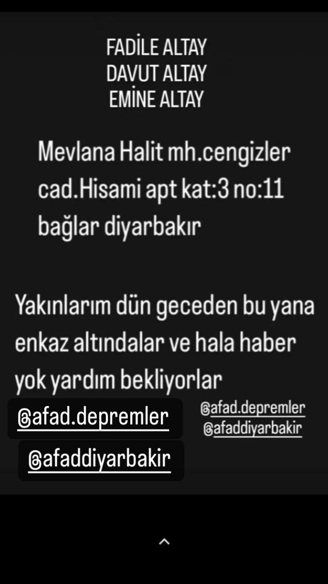 #deprem #depremdiyarbakır #depremhatay #depremadıyaman #depremgaziantep #depremadana #depremkahramanmaras #depremmalatya #depremkayseri #DEPREMOLDU #AFAD <a href="/DepremDairesi/">AFAD Deprem</a>