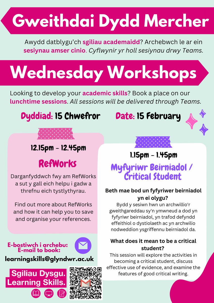 Wrexham University Library Service Desk tweet media