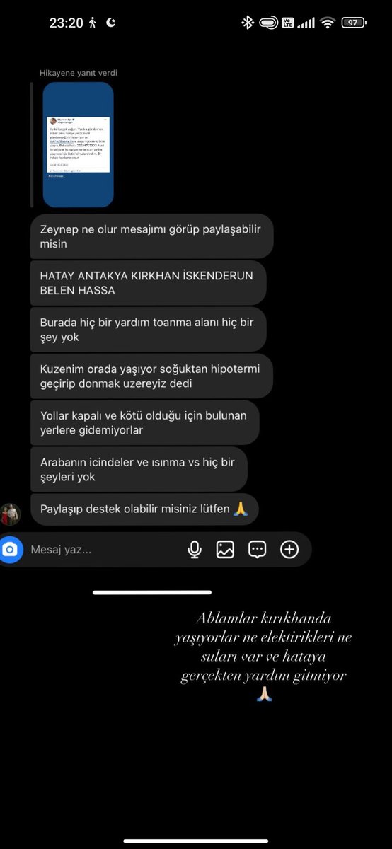 letmebeforonce's tweet photo. HATAY'A YARDIM LAZIM YARDIM GÖNDERİN İNSANLAR SOĞUKTAN ÖLMEK ÜZERE #hatayyardimbekliyor #hatayyardimbekliyor
HatayıÖlüme TerkEtmeyin @AFADHatay @haluklevent @AFADBaskanlik @DepremDairesi https://t.co/3k9rcGAD5J