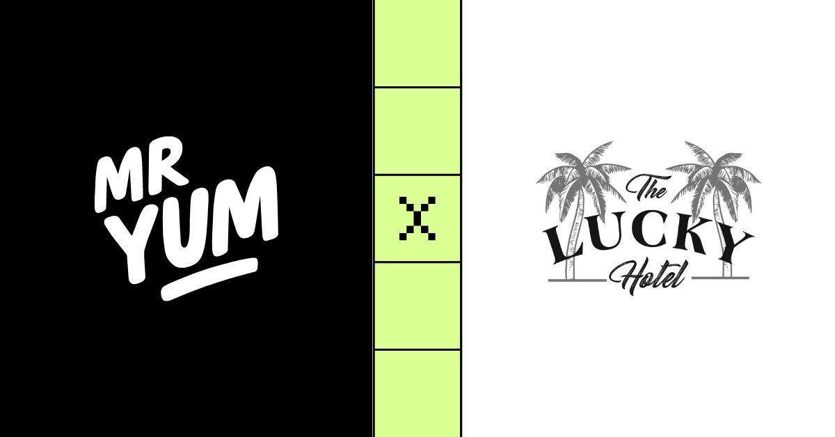 Newcastle is pretty darn lucky to have such cool, colourful Palm Springs vibes, good times and great food on offer at the Lucky Hotel - and now Mr Yum makes the good times even better together!
