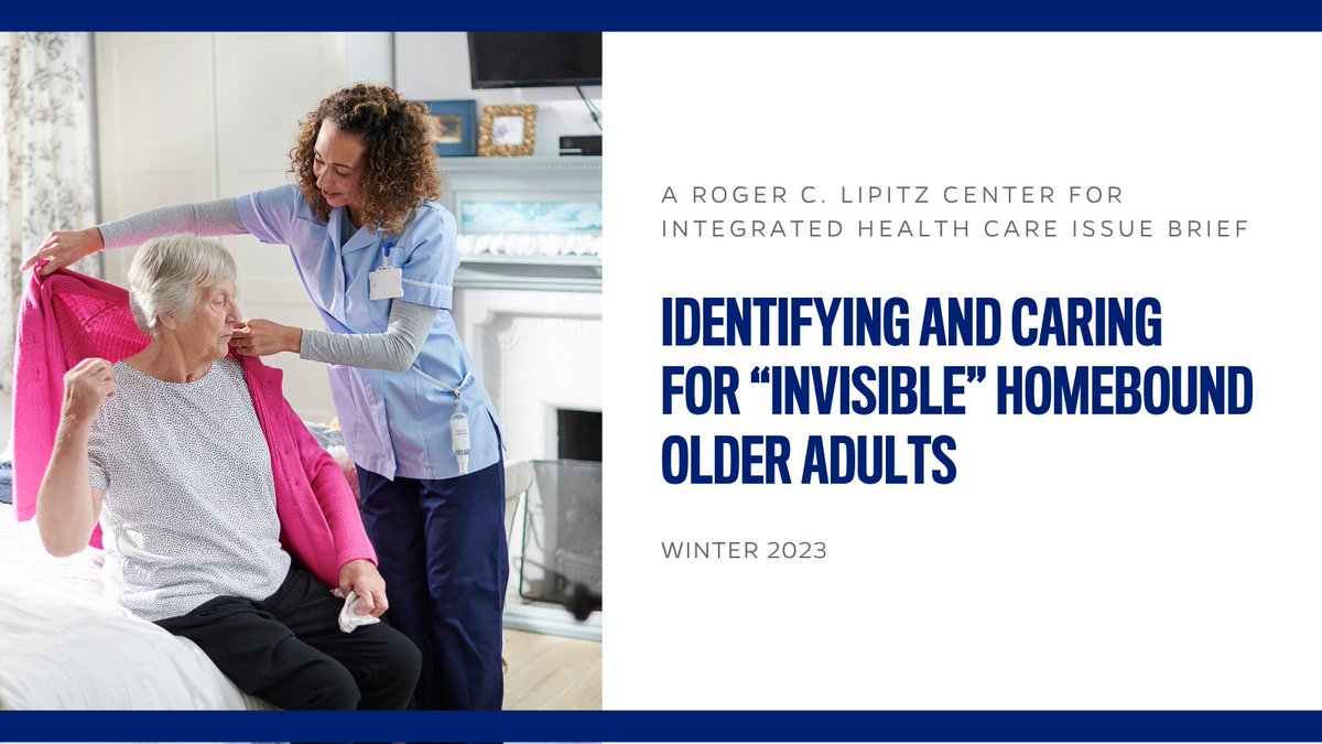Just in from the <a href="/LipitzCenter/">JHSPH Lipitz Center</a>! In a new issue brief Katherine Ornstein &amp; Bruce Leff share their expertise on who the invisible homebound #olderadults are &amp; their access to care. From policy to practice to the media, their research is making an impact. 🔗: jhsph.edu/research/cente…