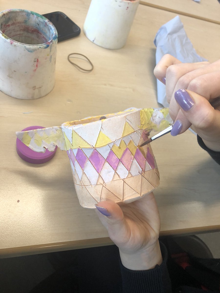 sinead_guthrie's tweet photo. S2’s have almost finished their 3D unit on designing and making clay totems based on their spirit animals. Watch this space for the final results!! Great work!! @LasswadeHSC #clayskills #3Dmaking https://t.co/06bdDL8nUJ