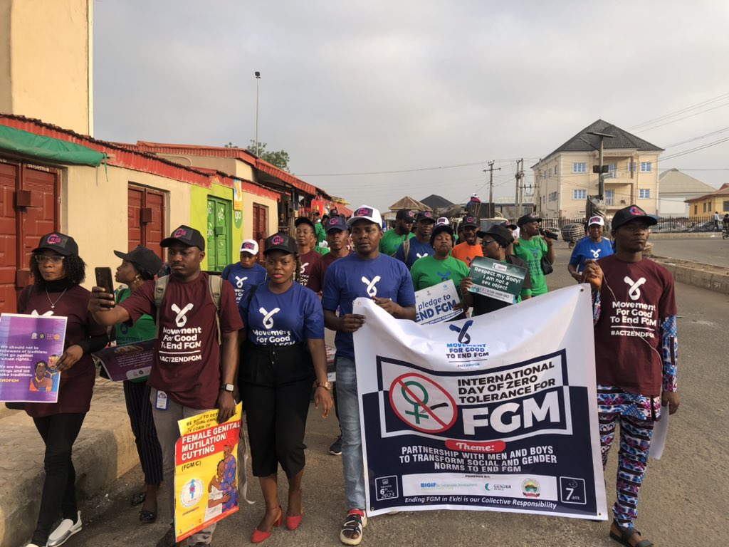 . . . It was an avenue to create more awareness and sensitize the general public especially men on the necessity to eradicate #FGM .

We are indeed the generation to end FGM! 

#MenEndFGM #ZeroTolerance #EndFGMC