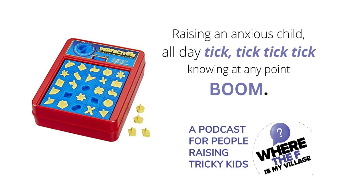 Remember the stress of playing this game?! Raising a child with #ADHD, #anxiety, #trauma or any other tricky issue can be difficult and isolating. But we get it. Come listen to our crazy stories so you don’t feel alone!